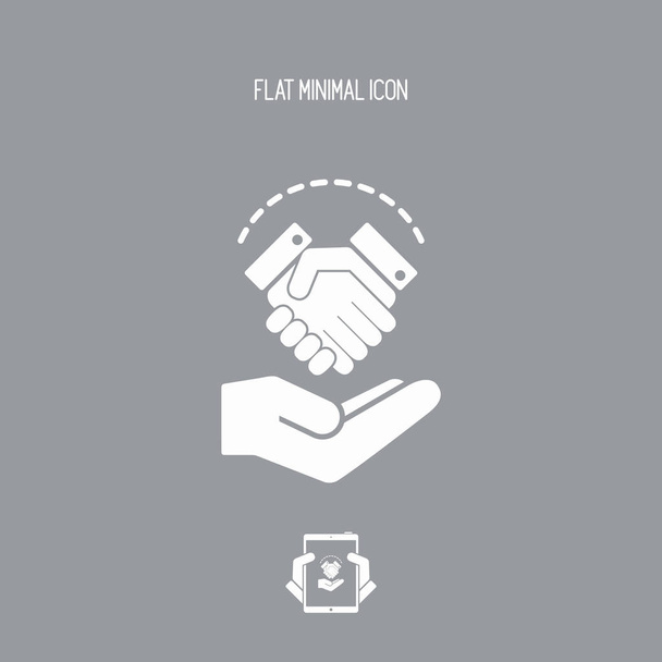 Agreement proposal - Minimal icon - Vector, Image