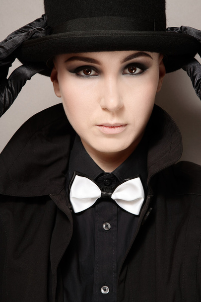 Girl with hat - Valokuva, kuva