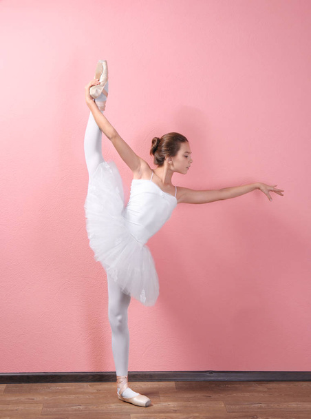 young beautiful ballerina - Fotó, kép