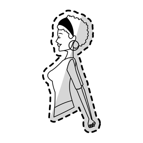vrouw pictogramafbeelding - Vector, afbeelding