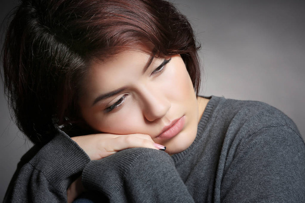 Depressed young woman   - Фото, зображення