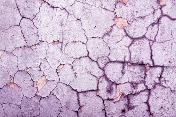 textura da parede de cimento violeta rachado
. - Foto, Imagem