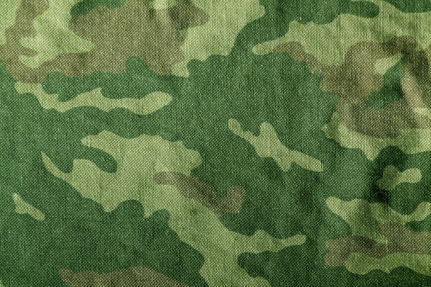 Camouflage uniforme doek patroon.  - Foto, afbeelding