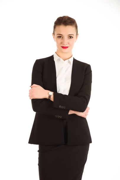 Portrait of a young business woman. - 写真・画像