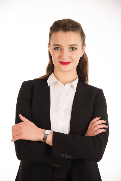 Portrait of a young business woman. - Фото, зображення