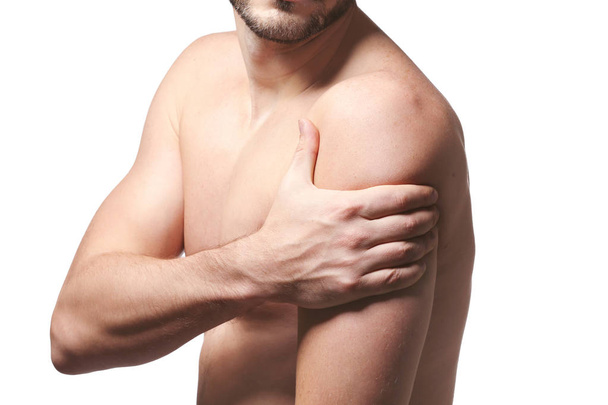 Man with shoulder pain  - Zdjęcie, obraz