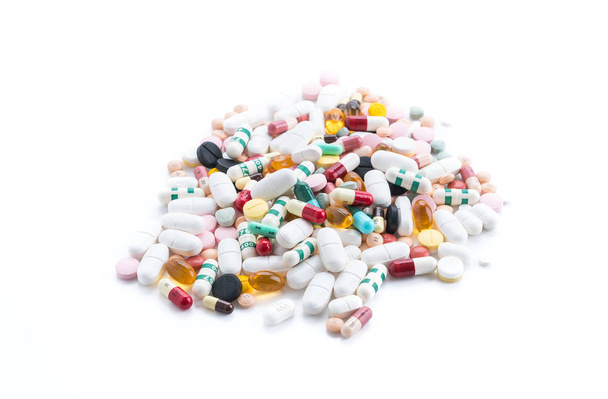 packings of pills and capsules of medicines - Foto, Imagen