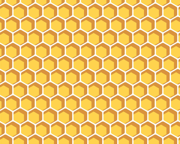 Honingraat naadloze patroon - Vector, afbeelding