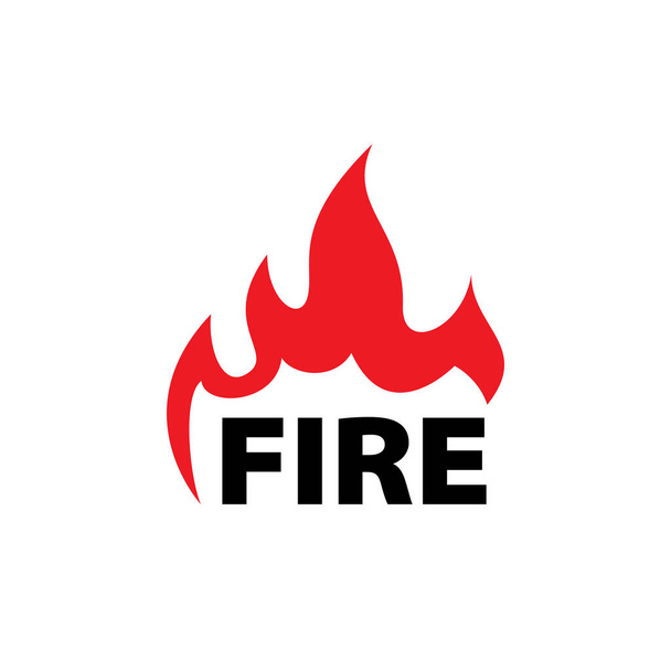 ogień wektor logo - Wektor, obraz