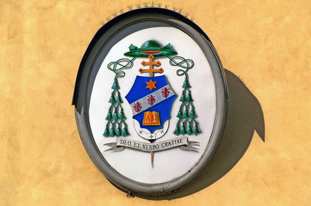 Papal shield in Florence - Photo, Image