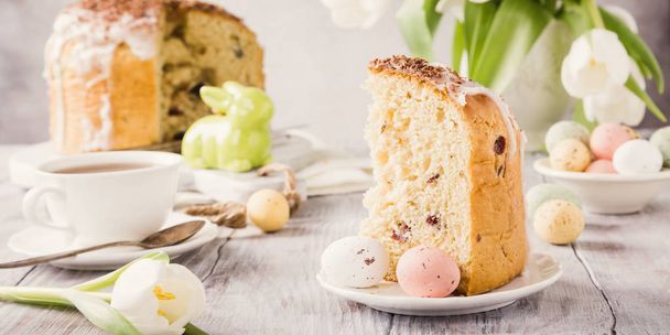 Easter orthodox sweet bread - Foto, Imagen