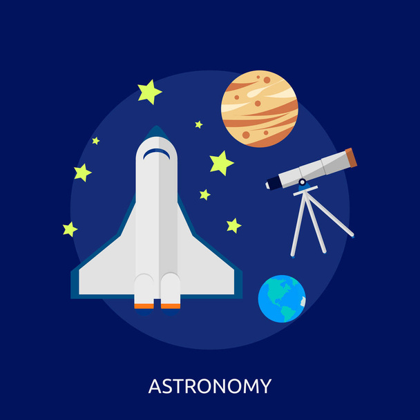 Astronomie-Konzeption - Vektor, Bild