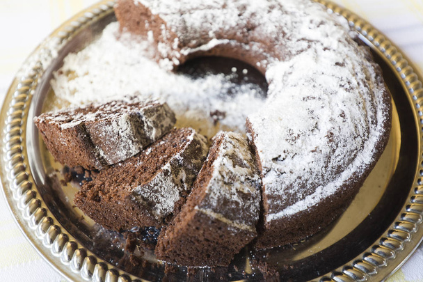 Домашній шоколадний торт з цукровим склом
  - Фото, зображення