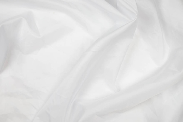 white fabric cloth background texture - Foto, Imagem