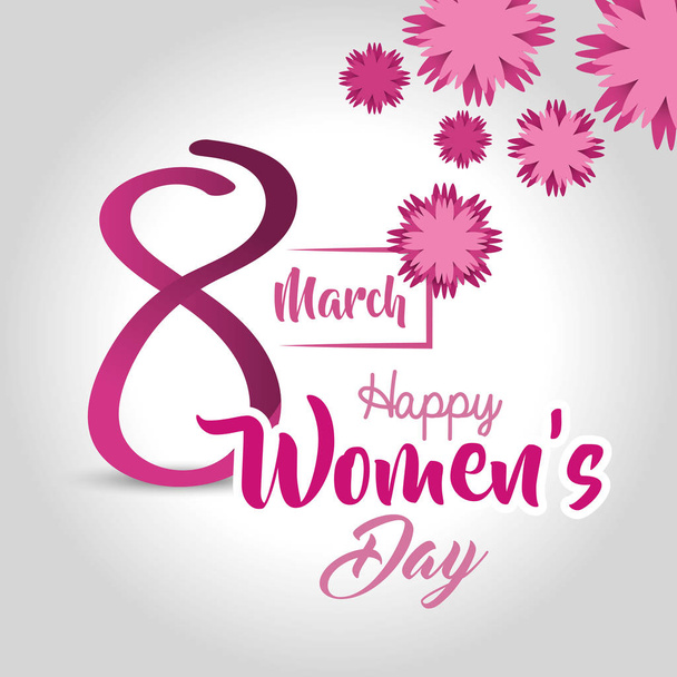 women day card icon - Vector, Image