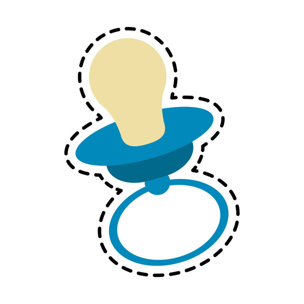 baby pacifier icon image - Vector, Image
