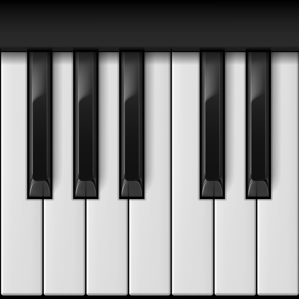 Piano keys background - Vecteur, image