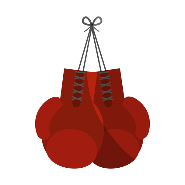 boxing gloves icon - Vector, Image