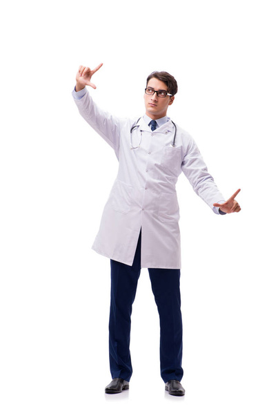 Young doctor isolated on white background - Fotografie, Obrázek
