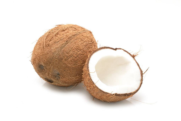 kokos na bílém pozadí - Fotografie, Obrázek