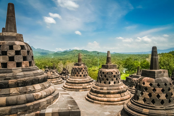 Боробудур храм на Java - Фото, зображення