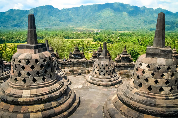 Borobudur Tapınağı Java - Fotoğraf, Görsel
