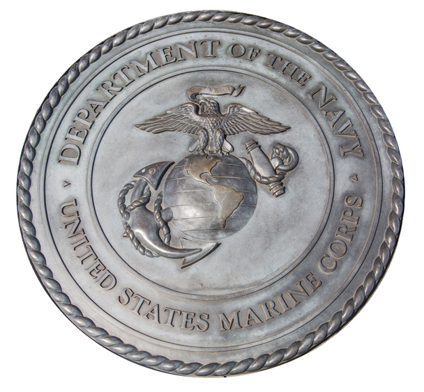 ons marine corps gedenkplaat in washington dc - Foto, afbeelding