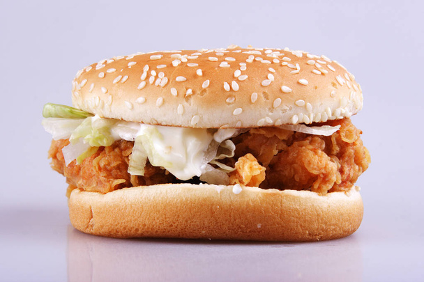 Burger Close Up - Фото, зображення