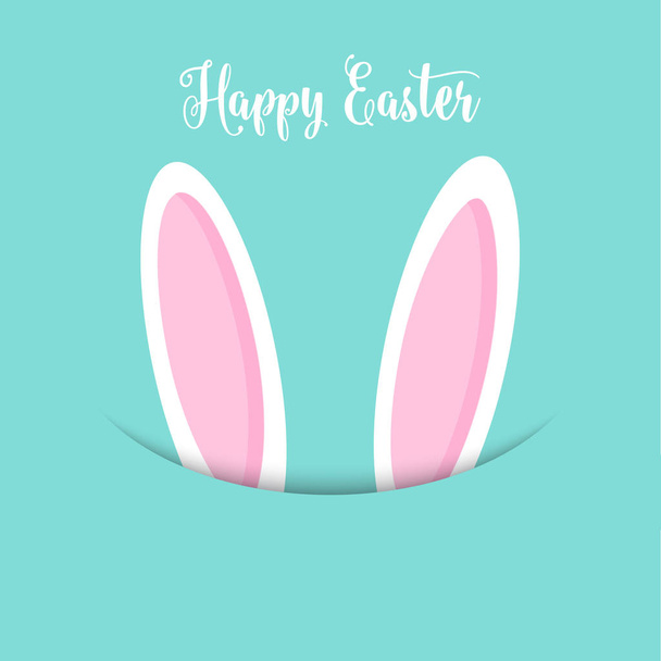 Easter bunny ears background  - Vector, Image