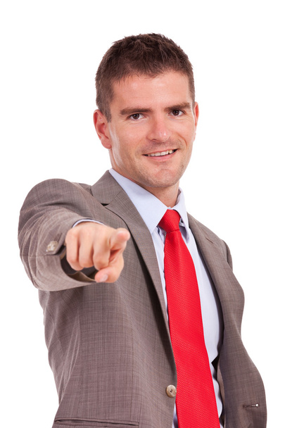 business man pointing at you - Zdjęcie, obraz