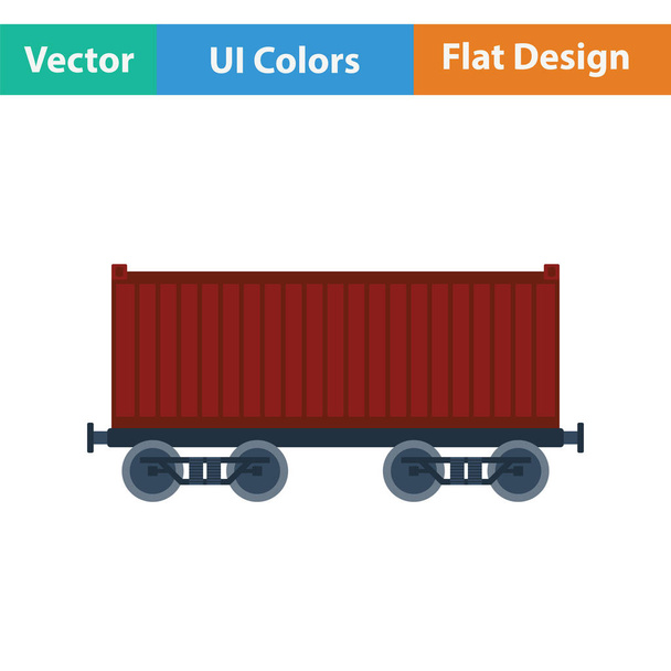 icône conteneur fret ferroviaire
 - Vecteur, image