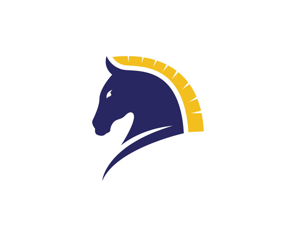 Kopf Pferd Logo und Vorlage Symbole - Vektor, Bild