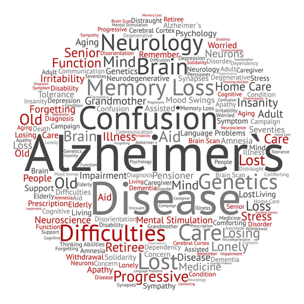 Symptome der Alzheimer-Krankheit  - Foto, Bild