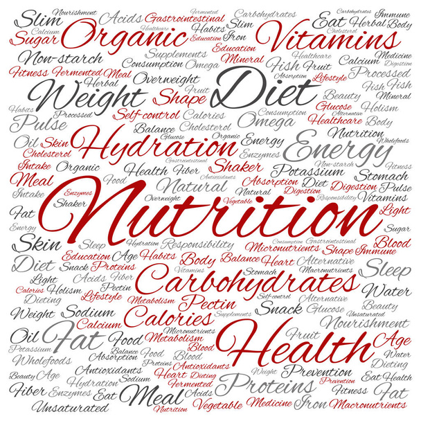 Concept or conceptual nutrition health  - Photo, Image