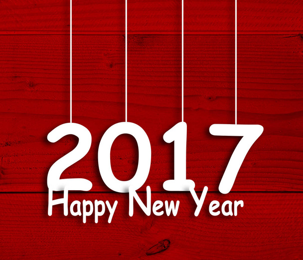 fondo con 2017 Feliz Año Nuevo mensaje
 - Foto, imagen