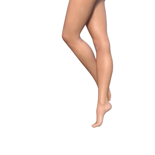Belles jambes pieds nus
 - Photo, image