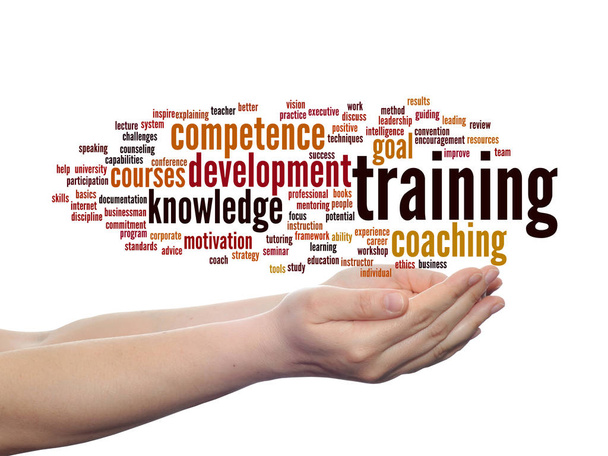 Nube conceptual de entrenamiento, entrenamiento o aprendizaje
 - Foto, imagen