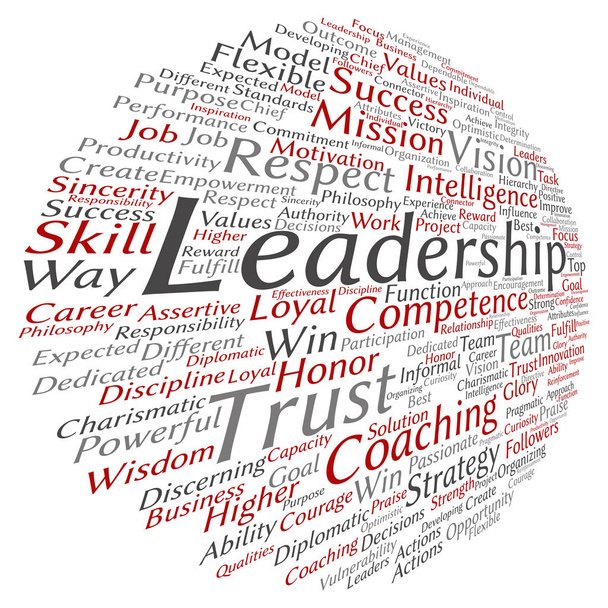 koncepcja lub konceptualna biznes przywództwa - Zdjęcie, obraz