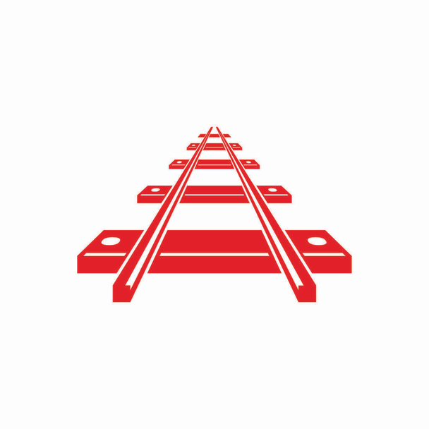Spoorweg pictogram illustratie - Vector, afbeelding