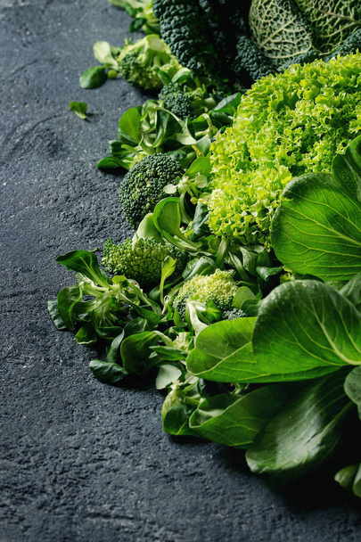 Green salads and cabbage - Foto, immagini