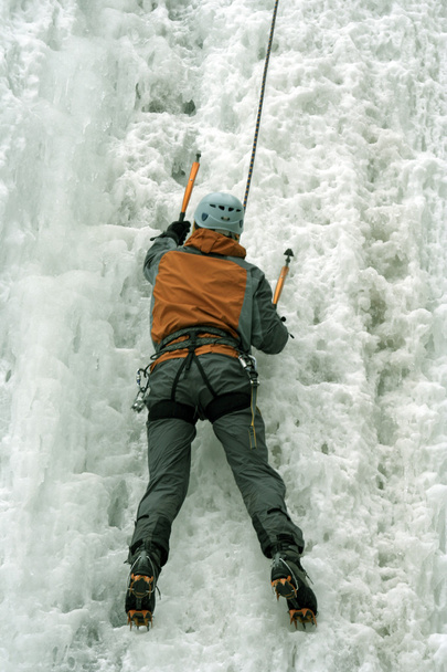 Ice climbing the North Caucasus. - Photo, Image