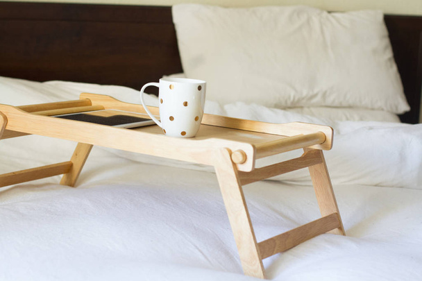 coffee in bed - Фото, изображение