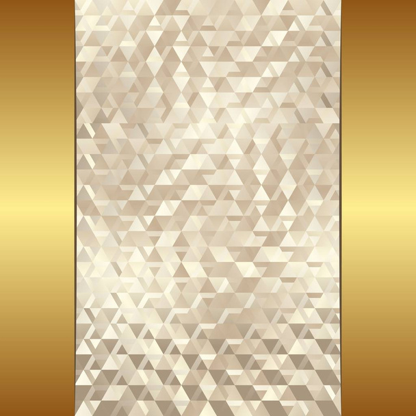 golden background - vector illustration - Vector, Image