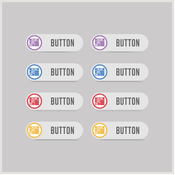 set of flat icons  - Vecteur, image