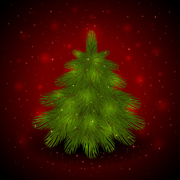 Christmas tree - Vector, imagen