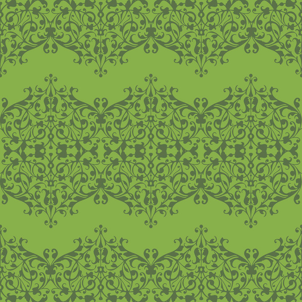 Groene lente naadloze patroon textuur vector - Vector, afbeelding