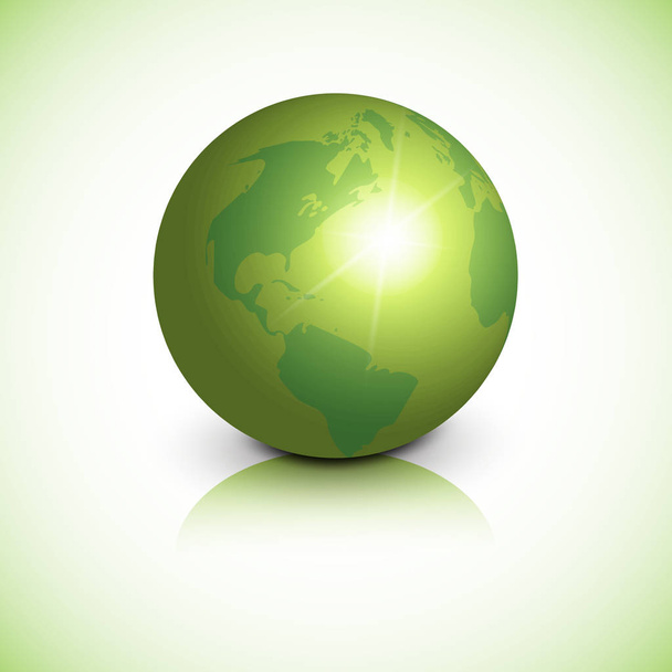 Green Earth Planet Health World Day Global Holiday Banner With Copy Space - Vecteur, image
