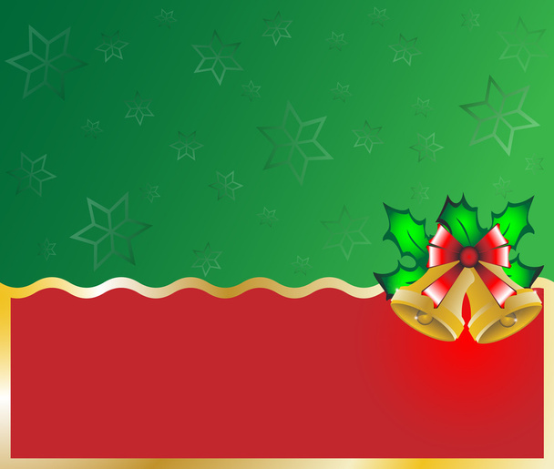 Christmas card background vector illustration - Vector, Image