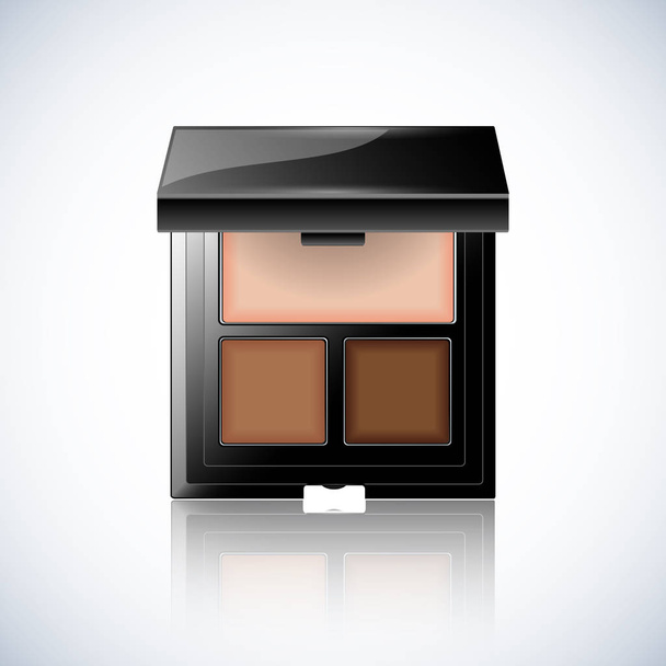 Makeup Cosmetics Eyeshadow Palette - Vector, afbeelding
