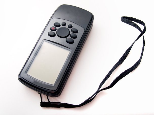 Черные карманные GPS изолированы от белых
 - Фото, изображение